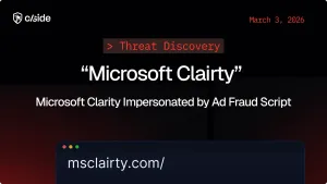 "Microsoft Clairty" Isn't Microsoft Clarity: Deobfuscating a Typosquatted Ad Fraud Script