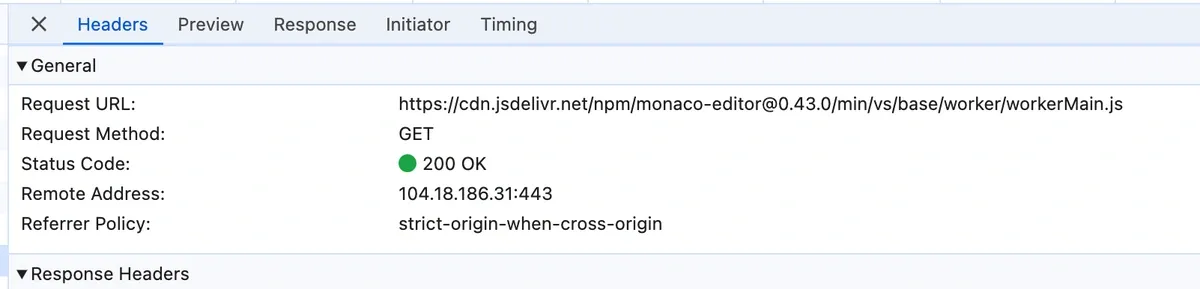Page npm de @monaco-editor/react affichant les téléchargements hebdomadaires