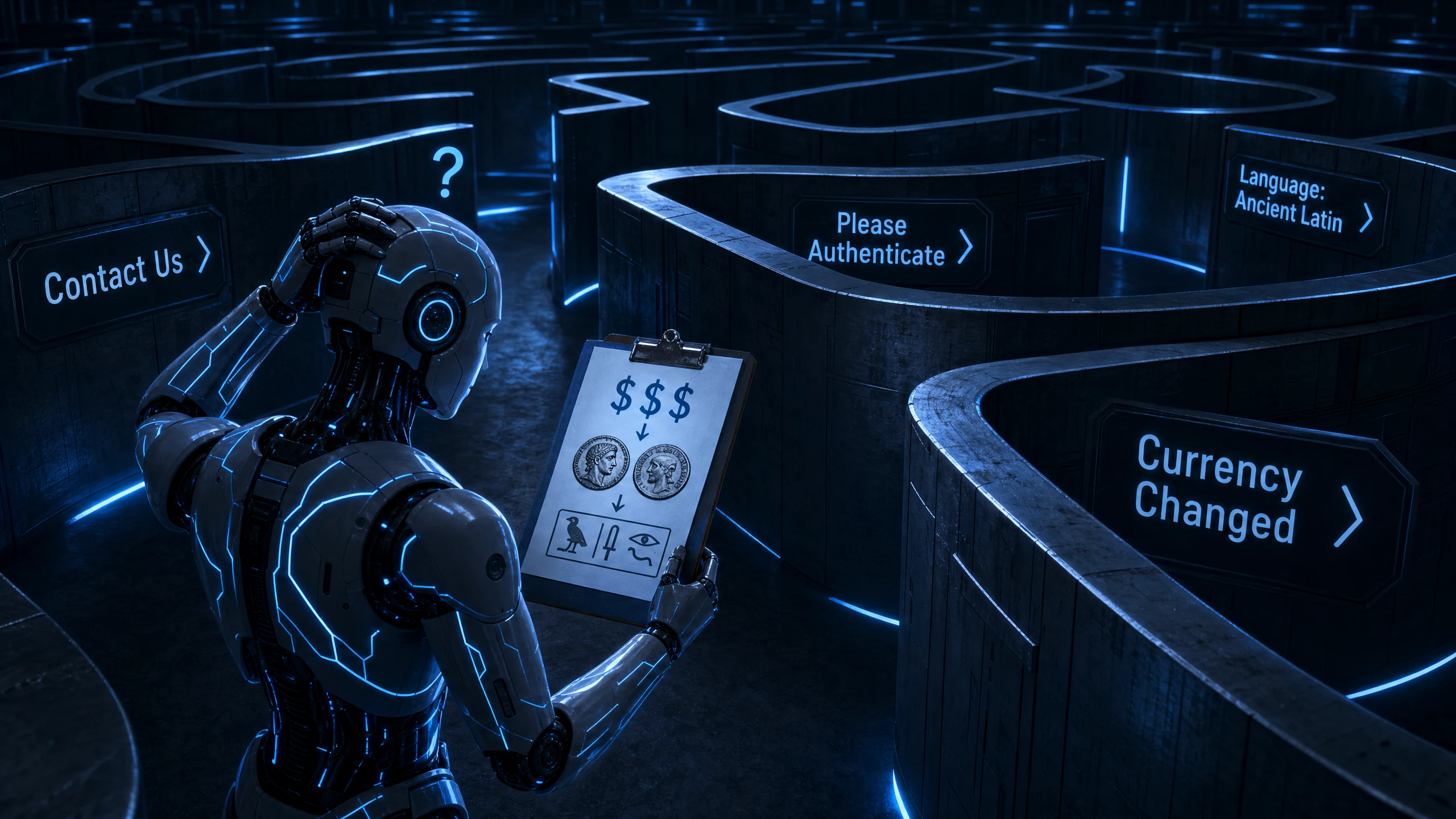 Illustration of automated bots being slowed in a resource-wasting tarpit