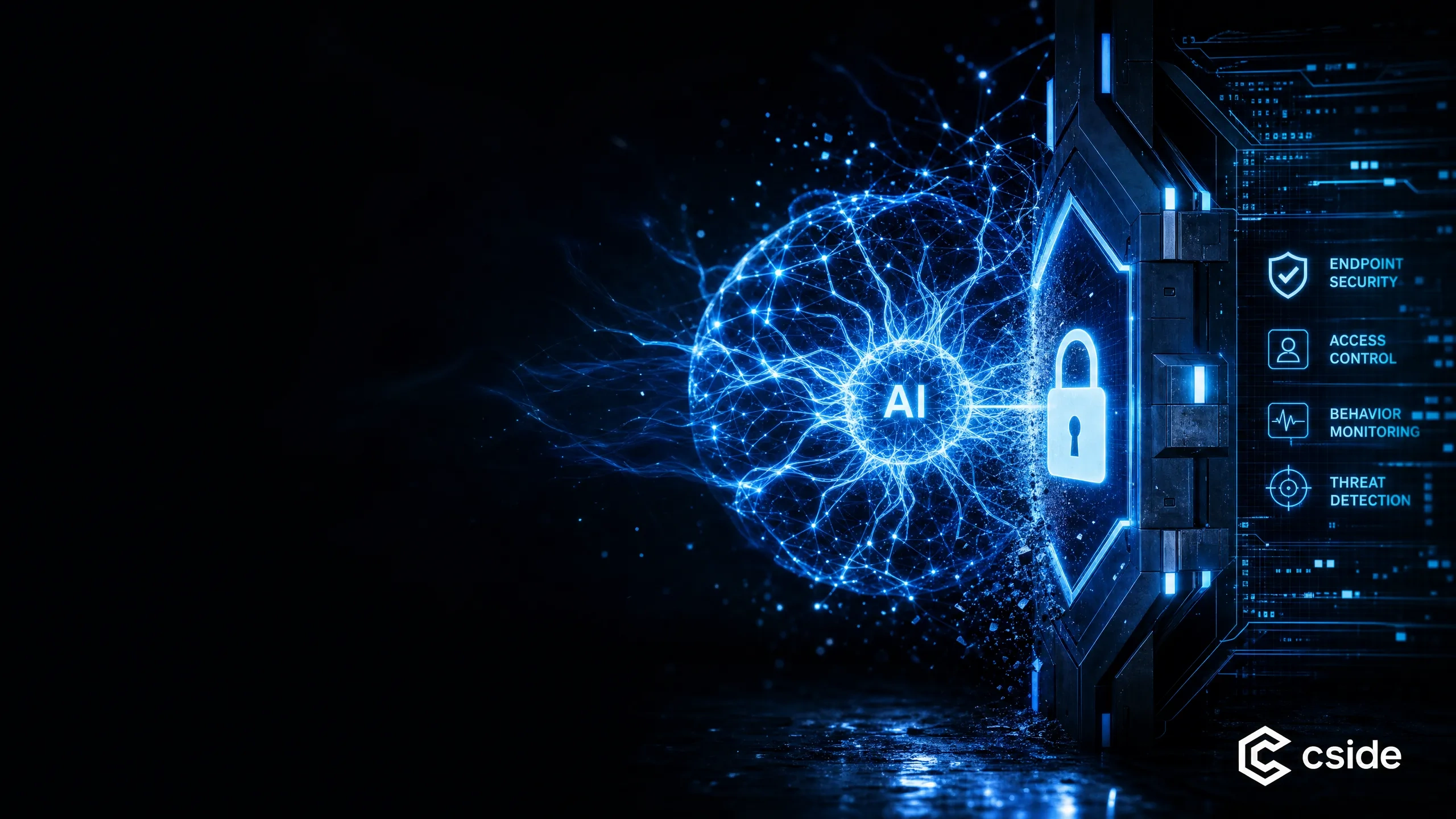On-device inference security stack illustration